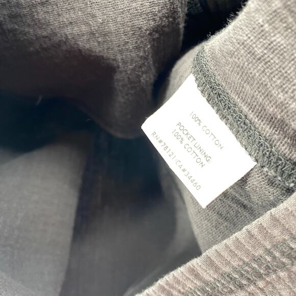 EILEEN FISHER Jacket S Cotton Ribbed Textured Canvas Full Zip Brown USA VTG - Picture 10 of 14